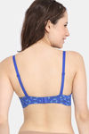 Rosaline Padded Wired 3/4th Coverage T-Shirt Bra - Beaucoup Blue — thumbnail 2